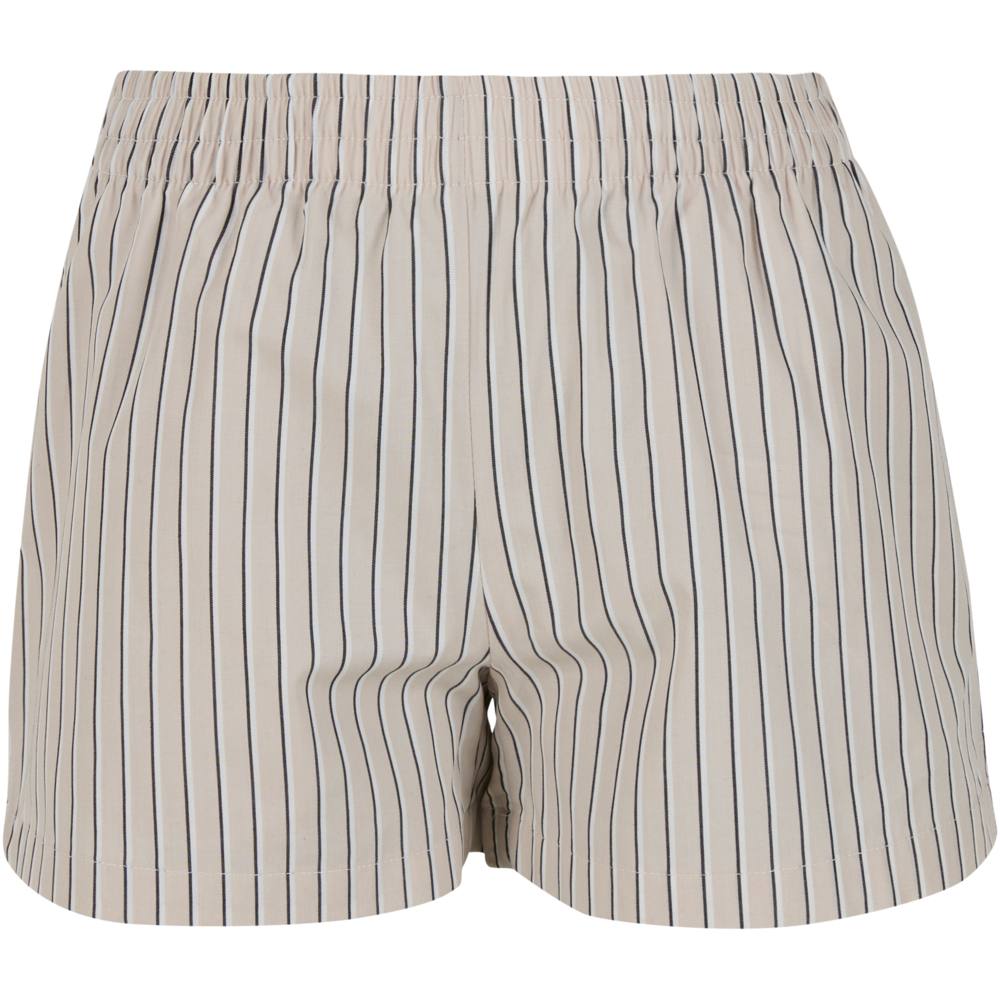 Urban Classics - Girls Striped Kinder Korte broek - Grijs/Wit